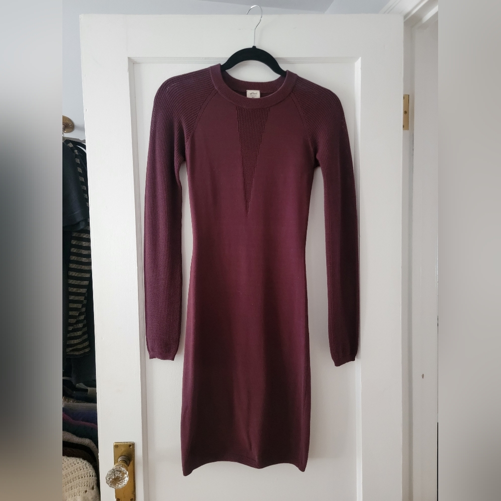 NEW Wilfred Aritzia Knit Bodycon Mini Sweater Dress XS